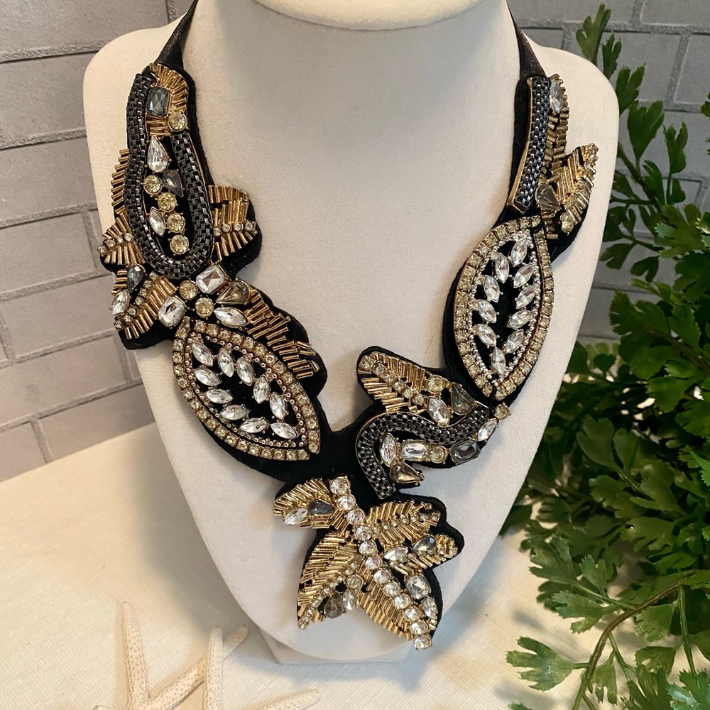 Multi Media Statement Necklace - image 1